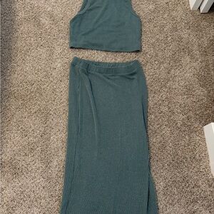 Saints 21 Teal Women's Skirt Set size xl